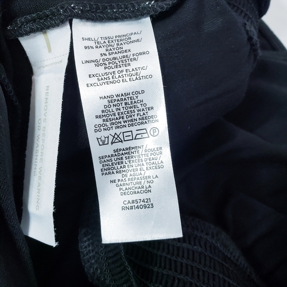 *Last Chance* NWT LOFT Beach V-neck Sleeveless Jumpsuit Black Jogger Jumper - Picture 14 of 14